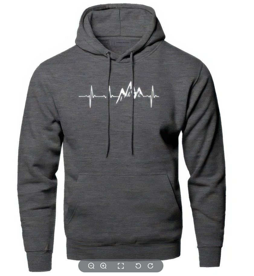 Mountain Pulse Graphic Hoodie