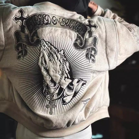 Vaezion 'Blessed' Embroided Jacket