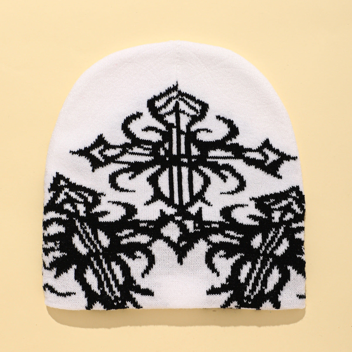 Jacquard Knit Beanie