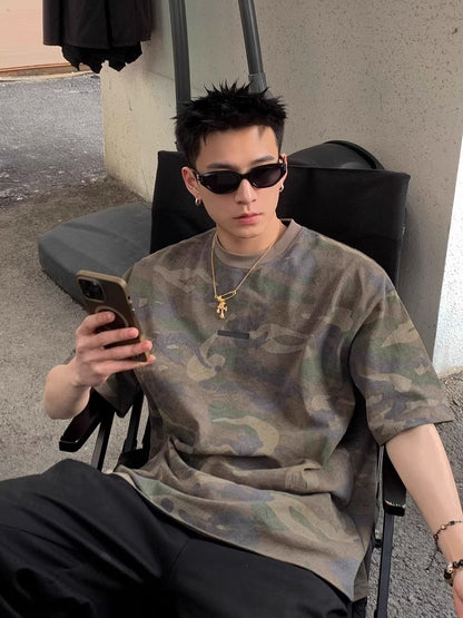 Retro Camouflage Street T-Shirt
