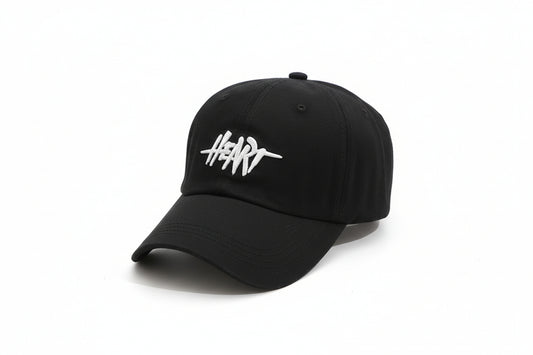 'Heart' Wide Brim Baseball Cap