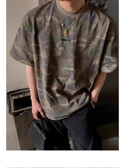 Retro Camouflage Street T-Shirt