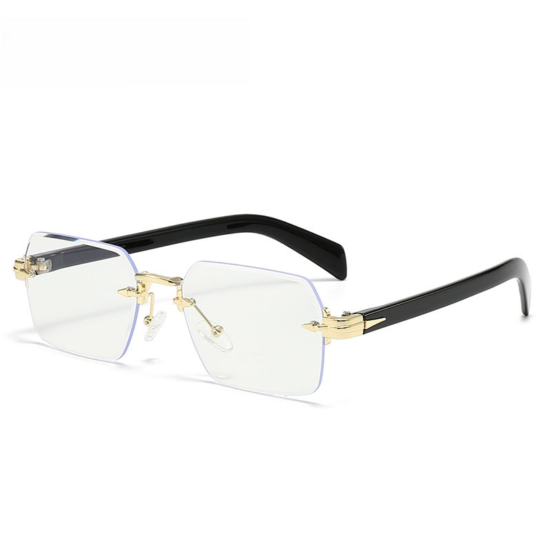 Frameless Square Polarized Sunglasses