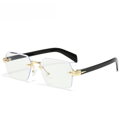 Frameless Square Polarized Sunglasses