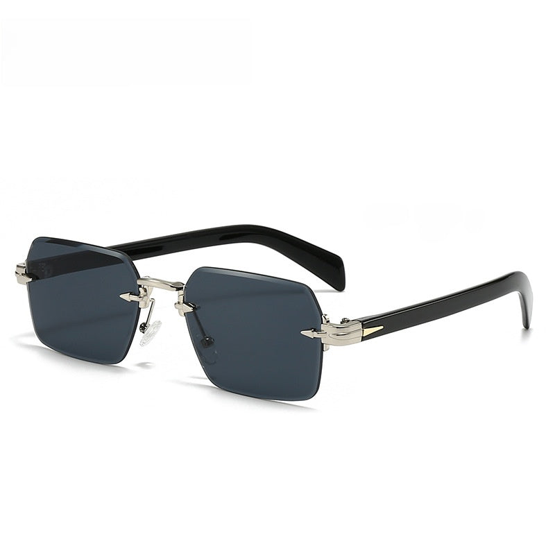 Frameless Square Polarized Sunglasses