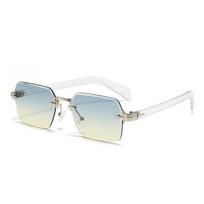 Frameless Square Polarized Sunglasses