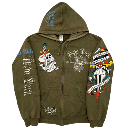 Y2K Cardigan Hoodie