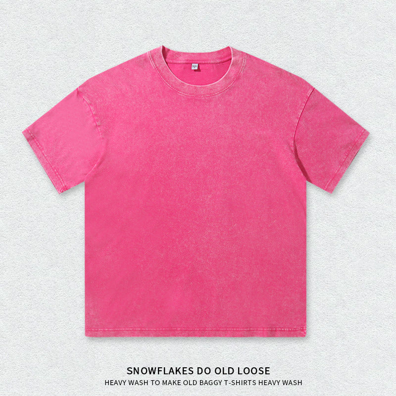 Vintage Washed Heavyweight Cotton T-Shirt