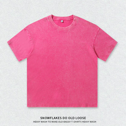 Vintage Washed Heavyweight Cotton T-Shirt