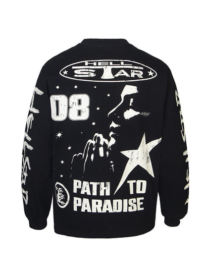 Heavyweight Cotton Letter Long Sleeve