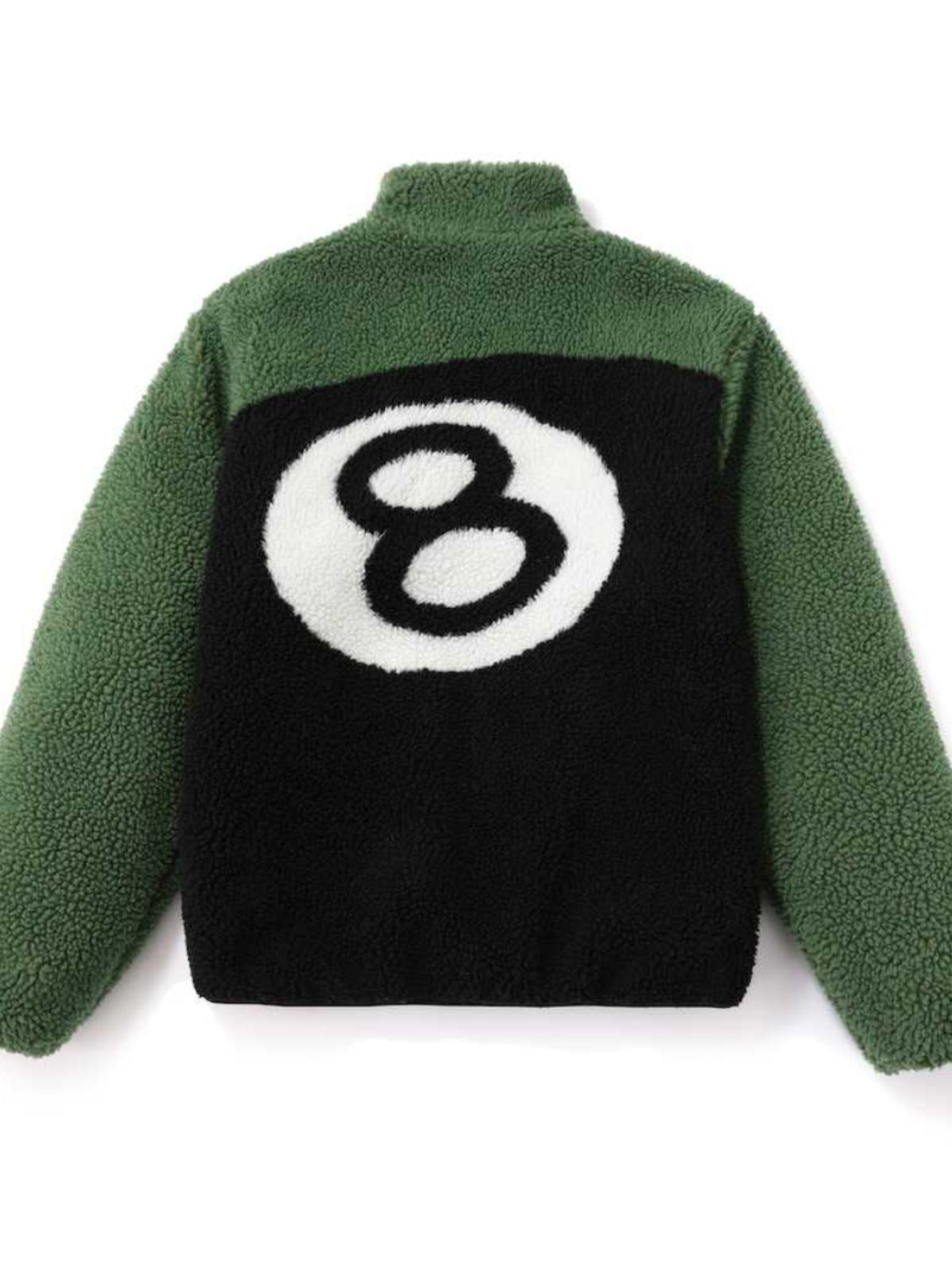 Reversible 8-Ball Sherpa Zip Jacket
