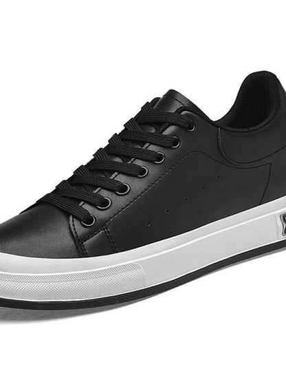 Breathable Leather Mesh Sneakers