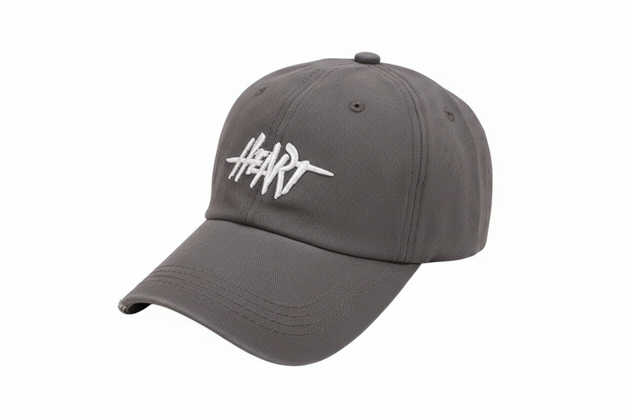 'Heart' Wide Brim Baseball Cap