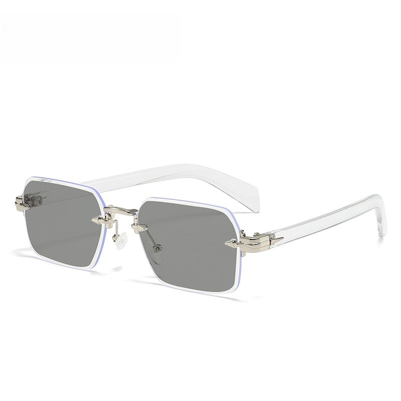 Frameless Square Polarized Sunglasses