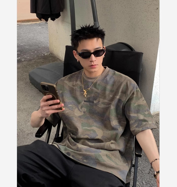 Retro Camouflage Street T-Shirt