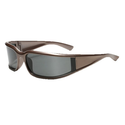 BESSIE Futuristic Shield Sunglasses