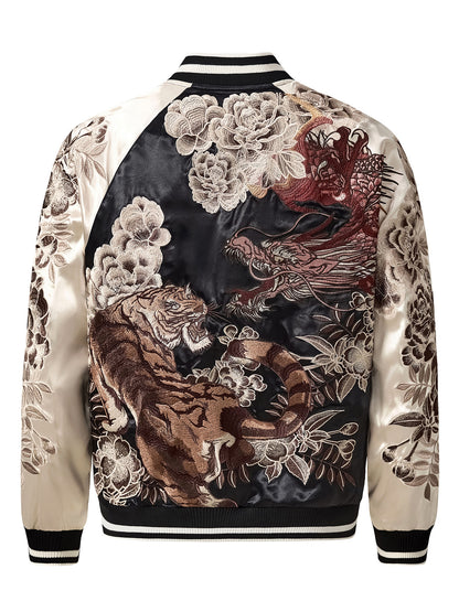 Dragon & Tiger Embroidered Jacket