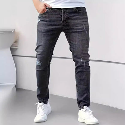 Slim Tapered Stretch Denim Jeans