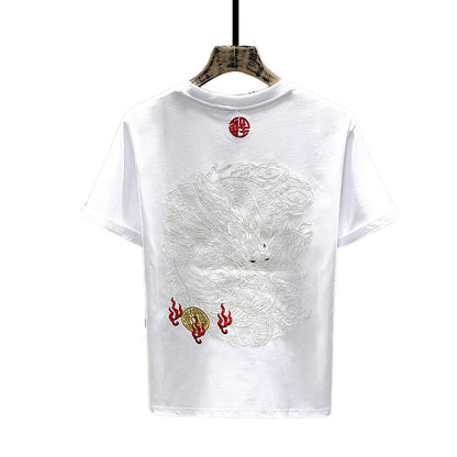 Dragon King Embroidered T-Shirt