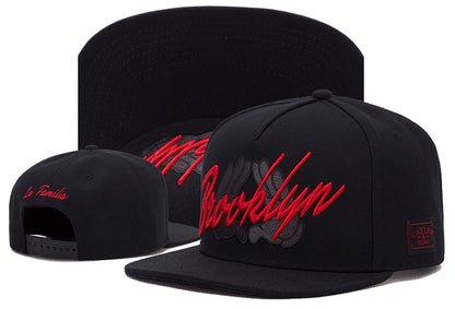 Embroidered Snapback Baseball Cap