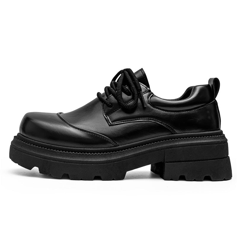 Platform Derby Leather Shoes