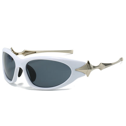 Y2K Cyberpunk Star-Frame Shades