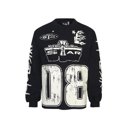 Heavyweight Cotton Letter Long Sleeve