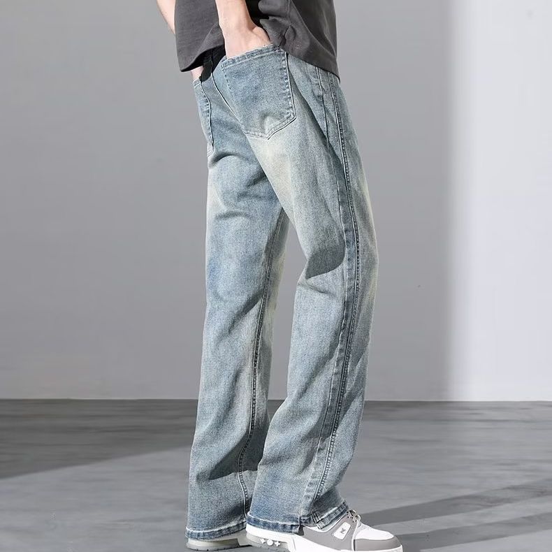 Vintage Washed Denim Jeans