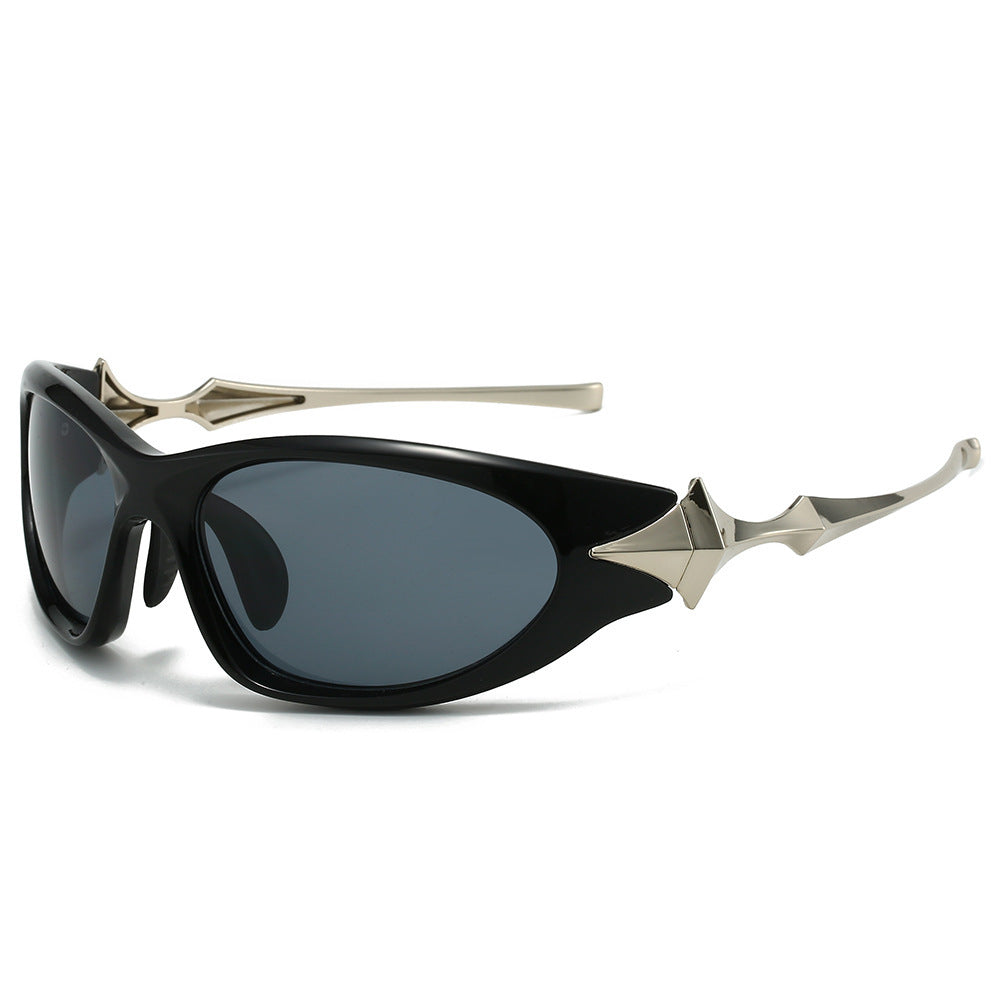 Y2K Cyberpunk Star-Frame Shades
