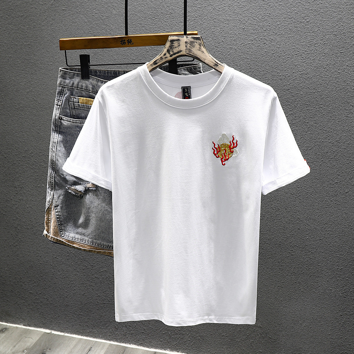 Dragon King Embroidered T-Shirt