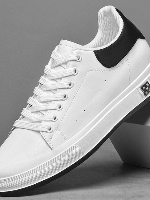 Breathable Leather Mesh Sneakers