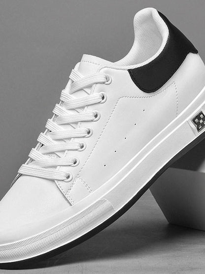 Breathable Leather Mesh Sneakers