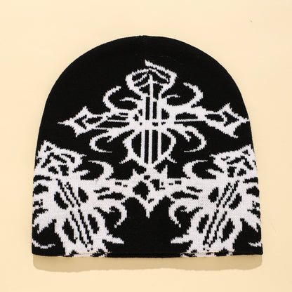 Jacquard Knit Beanie