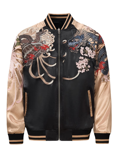 Dragon · Tiger · Phoenix Embroidered Jacket