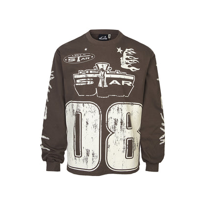 Heavyweight Cotton Letter Long Sleeve