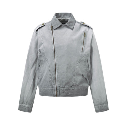 Vaezion Retro Waxed Canvas Jacket