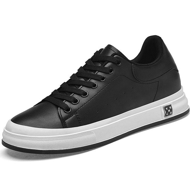 Breathable Leather Mesh Sneakers