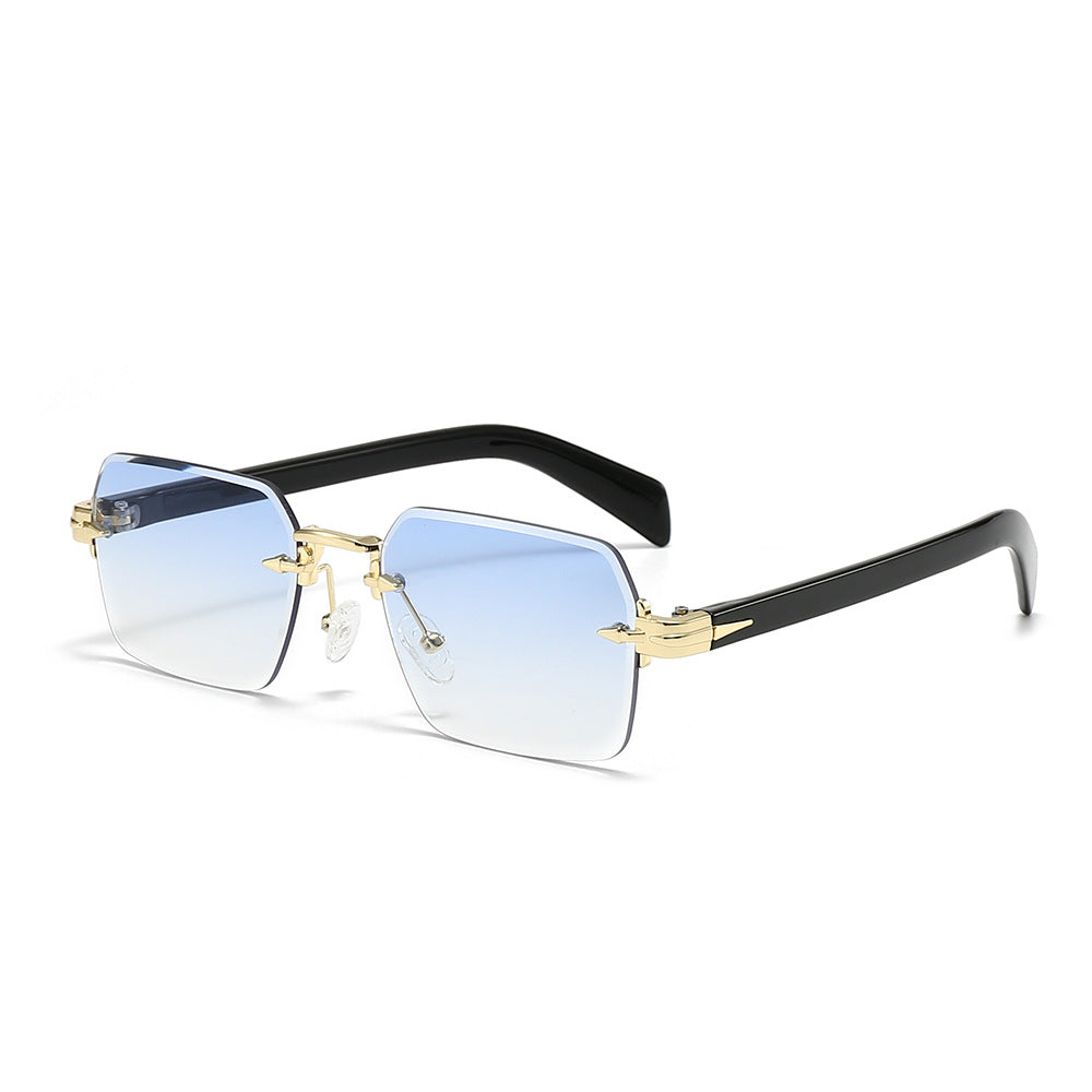 Frameless Square Polarized Sunglasses