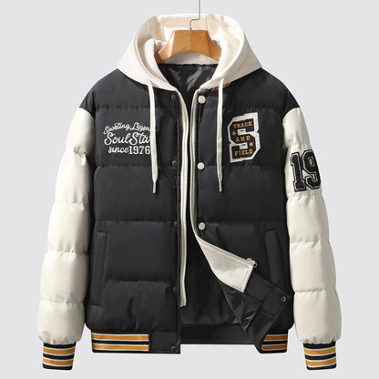 Vaezion Hooded Baseball Jacket