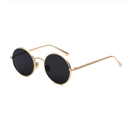 Punk Round Frame Sunglasses
