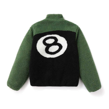 Reversible 8-Ball Sherpa Zip Jacket