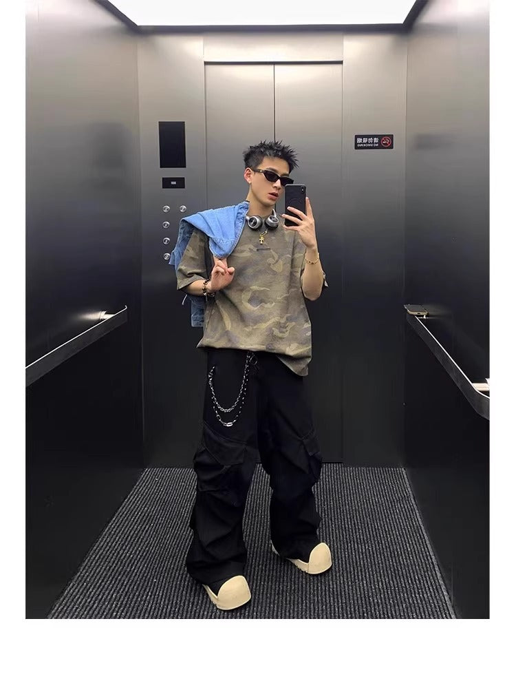 Retro Camouflage Street T-Shirt