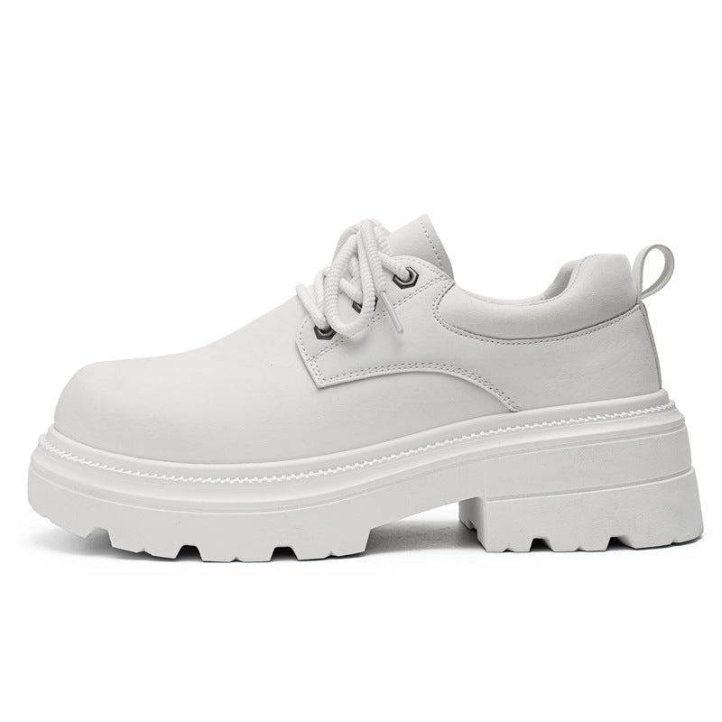 Platform Derby Leather Shoes