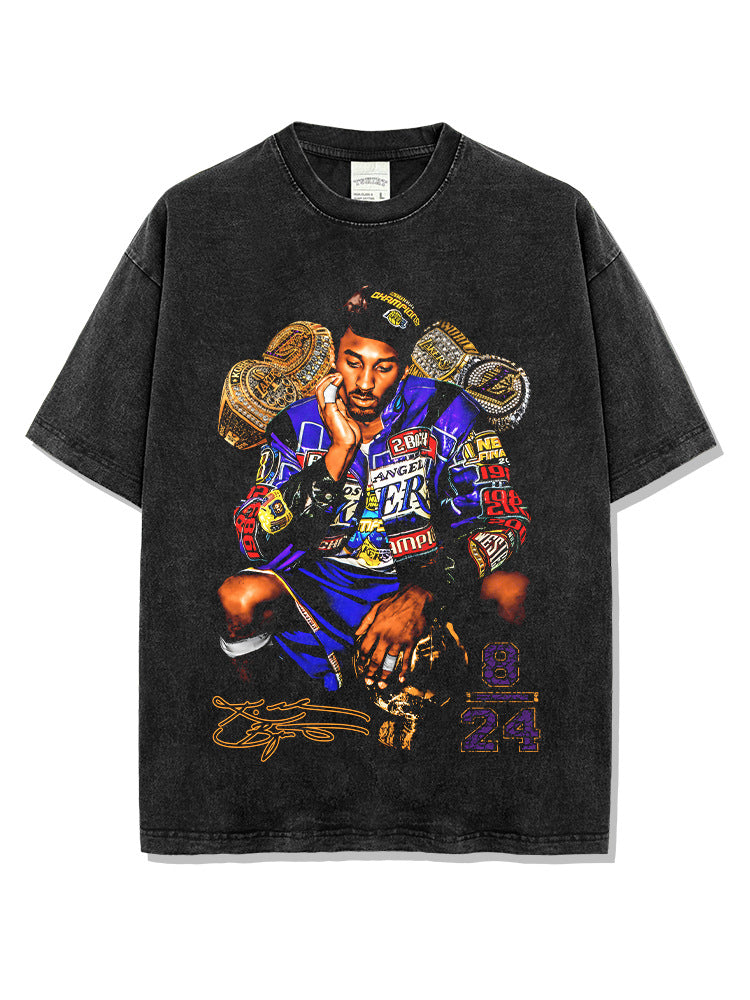 Retro Graphic KOBE-Themed shirt