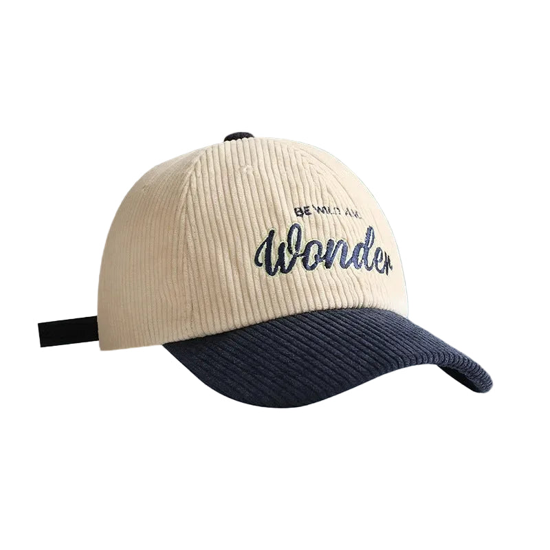 Retro Corduroy Baseball Cap