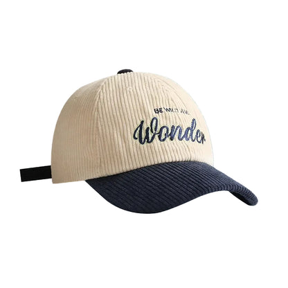 Retro Corduroy Baseball Cap