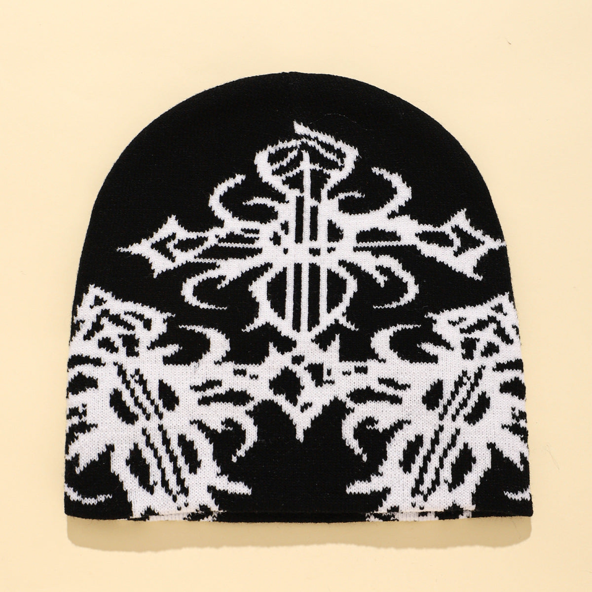 Jacquard Knit Beanie