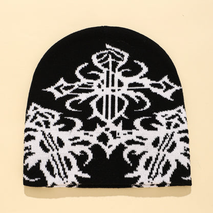 Jacquard Knit Beanie