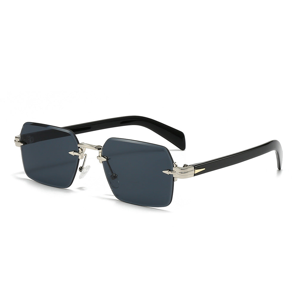 Frameless Square Polarized Sunglasses