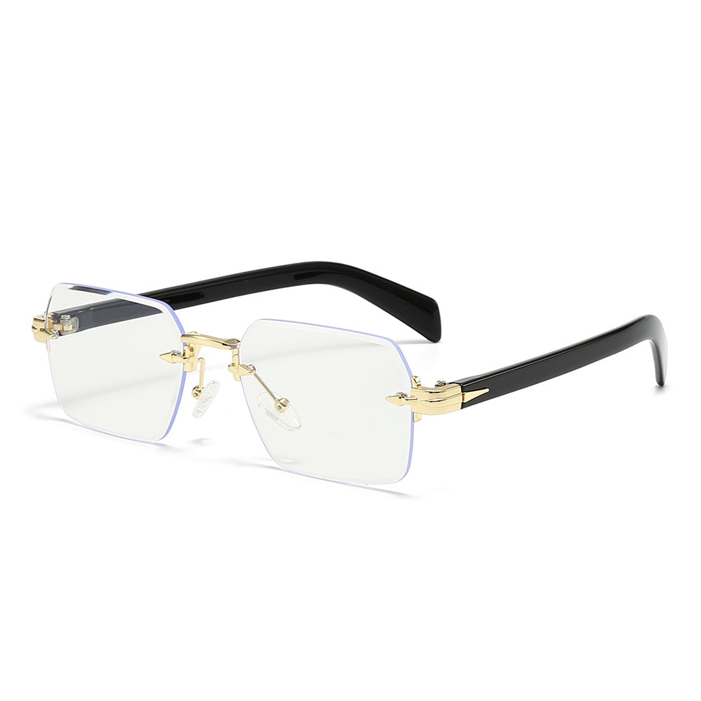 Frameless Square Polarized Sunglasses